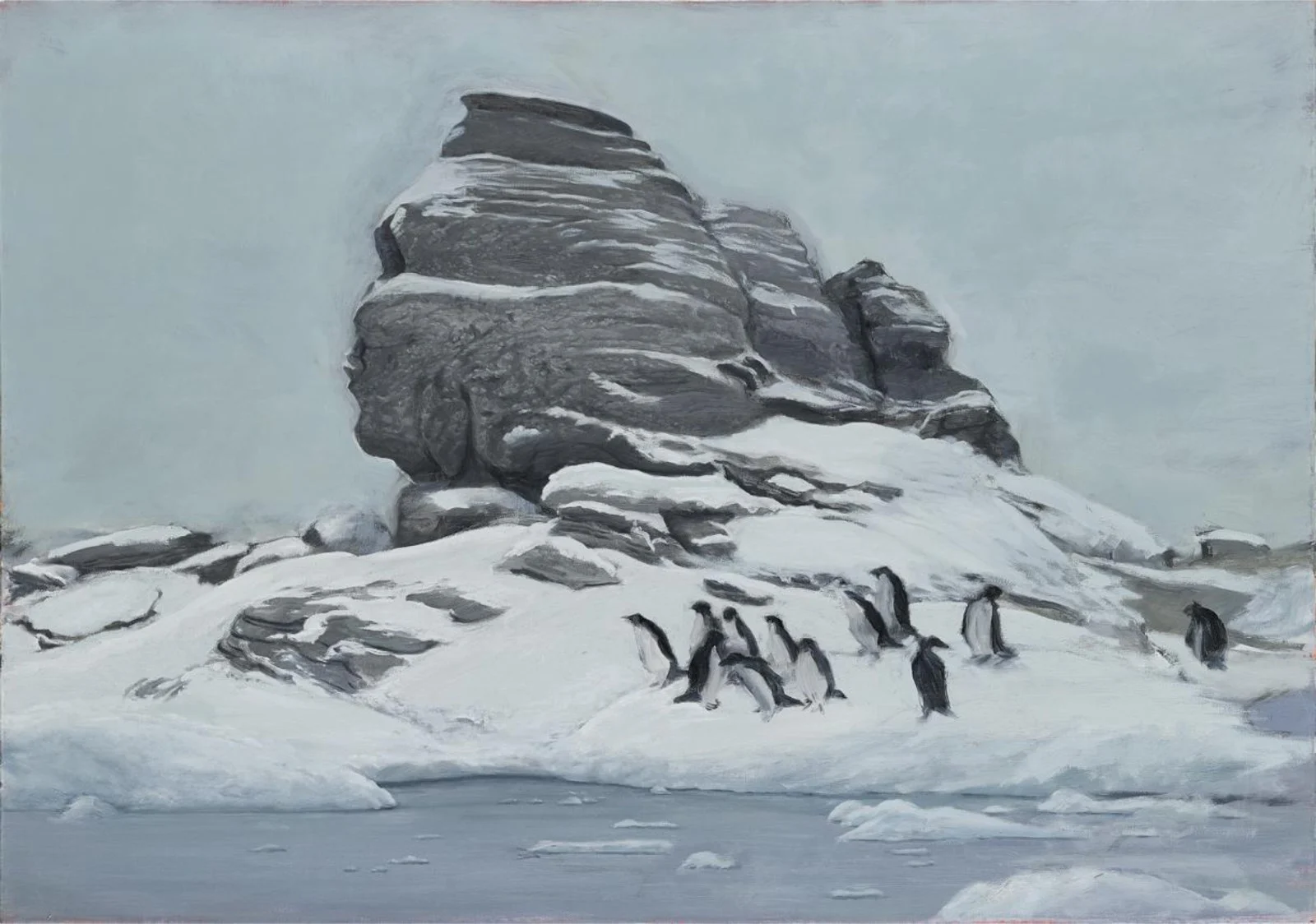 The Sphinx, 2012. Painting on canvas, 70 × 100 cm.