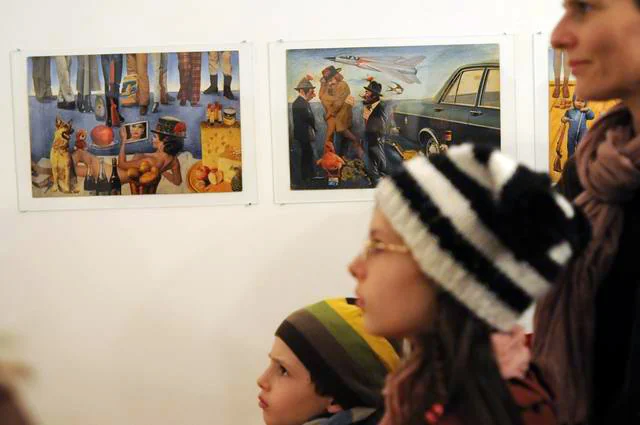 La vernisajul Făt-Frumos cel urît. Foto: Lucian Muntean