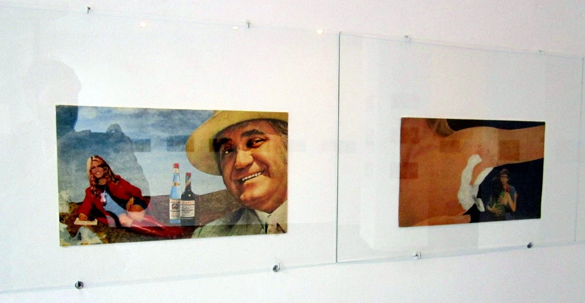 Ion Bîrlădeanu, Profana Comedie — colaje expuse la H’art Appendix.